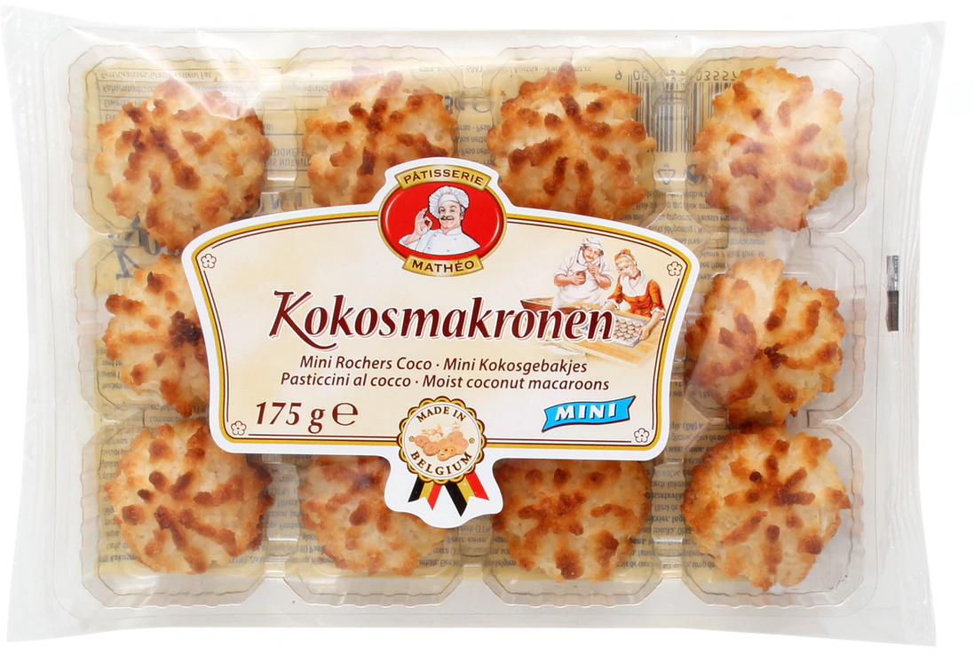 PATISSERIE COCONUT MACAROONS MINI 175G